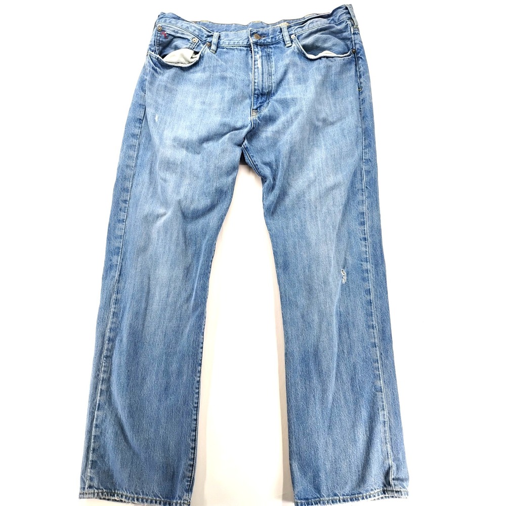 Polo Ralph Lauren Men's Vintage 67 Jeans 38x32 Blue Straight Fit Mexico